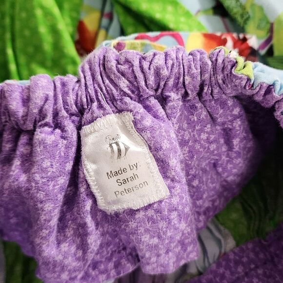 Girls Disney Pixar Inside Out 2 Disgust Custom Boutique Green Dress Size 4 - Picture 4 of 7